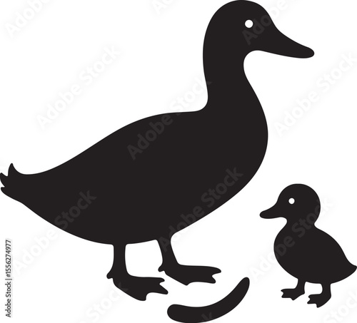 Dock vector art হাঁস