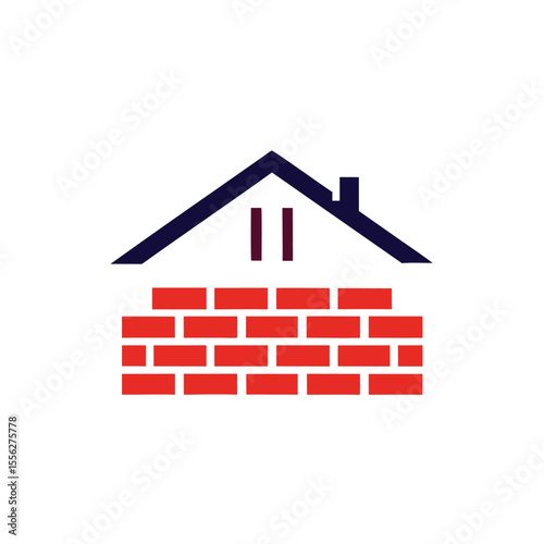 house with red roof