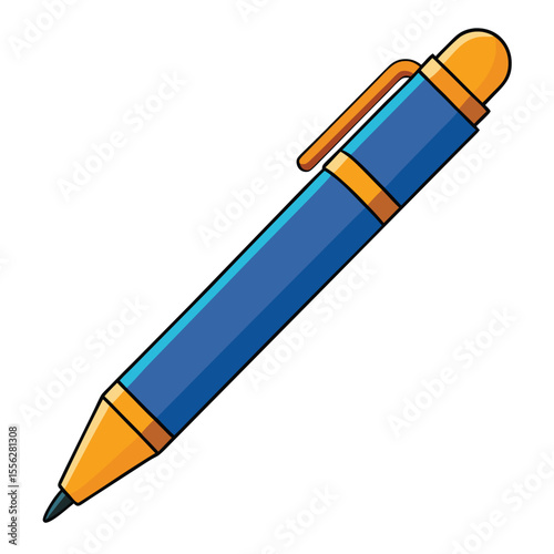 pen vector image on white background