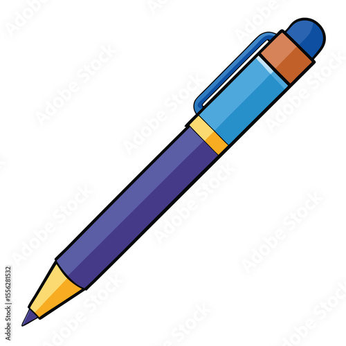 pen vector image on white background