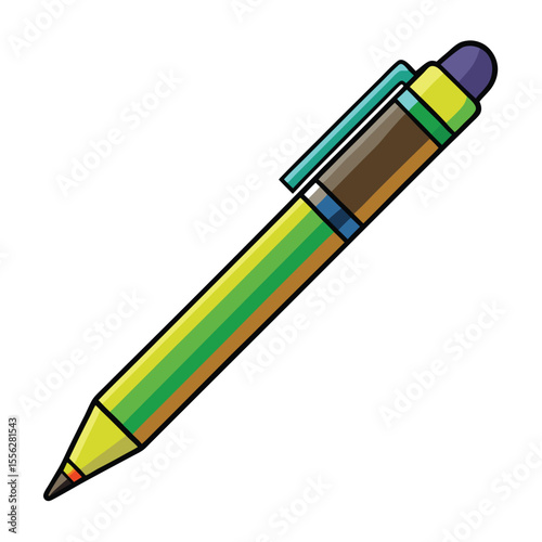 pen vector image on white background