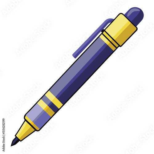 pen vector image on white background