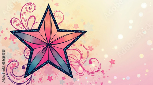abstract star background