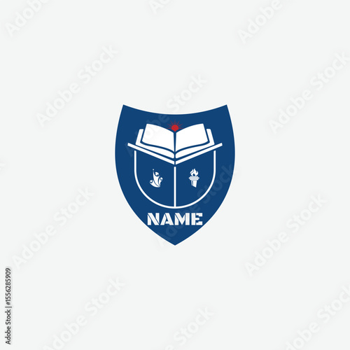 3537 educational logo school college university learning institute book academy organization [Converted]