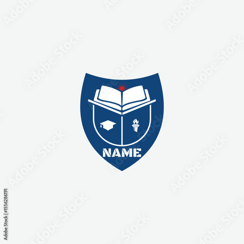 3541 educational logo school college university learning institute book academy organization [Converted]