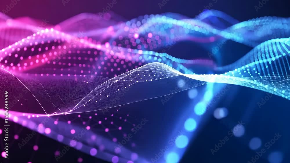 digital data plexus technology background featuring low polygon lines