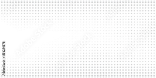 Modern grunge dotted halftone gradient texture. Vanishing polka dot background. Repeating dots abstract simple design art