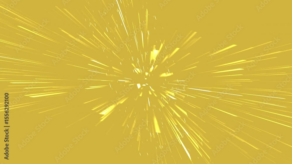 Explosão de Luz Dourada Abstrata