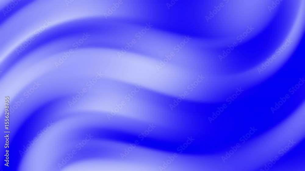 Ondulações Abstratas em Azul e Branco