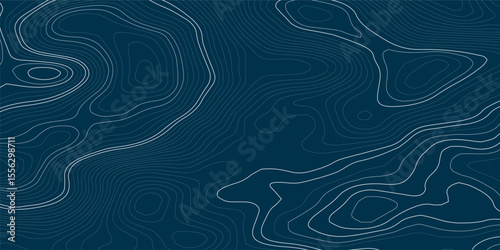 Abstract topography map contour line modern design with White background with topographic wavy pattern design. 