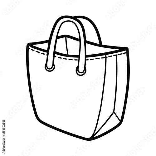 vector shopping bag