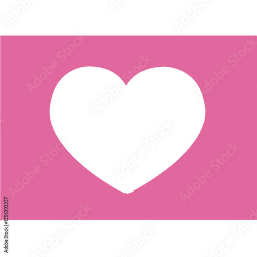 Red and pink heart portrait frame photo insta pic
