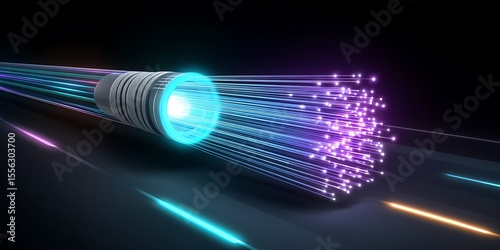 High-speed fiber optic cable
