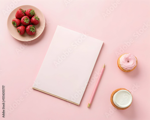 A snuff above makeup bottle with pink background