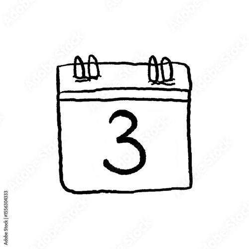 Calendar Icon Perfect Black Background: Versatile Use for Design Projects