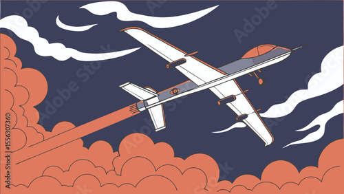 Advanced UAV Launch in Smoke-Filled Skies: Cutting-Edge Drone Ascent Technology
