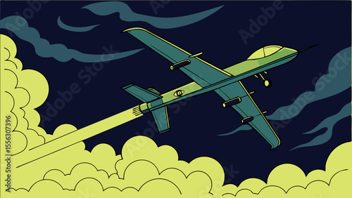 Nighttime Drone Flight Through Clouds for Advanced Aerial Surveillance
