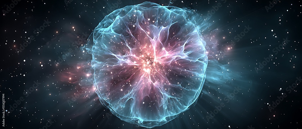 Obraz premium Abstract celestial sphere