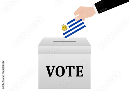 Election in Uruguay. Election Concept. Vector Illustration.