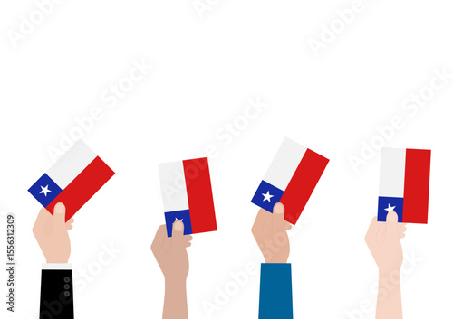 Election in Chile. Election Concept. Vector Illustration.