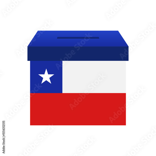 Election in Chile. Election Concept. Vector Illustration.