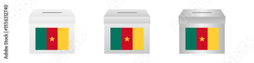 Election in Cameroon. Election Concept. Vector Illustration.