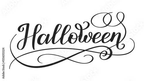 Elegant Halloween Calligraphy Spooky Script Font Design