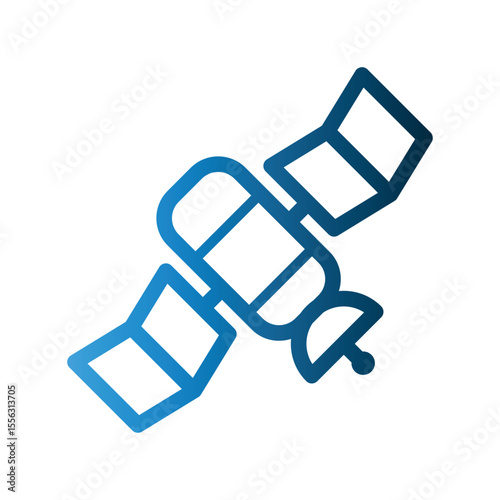 Satellite icon design template