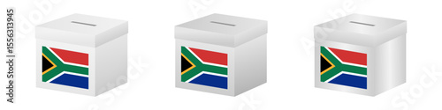 Election in South Africa. Election Concept. Vector Illustration.