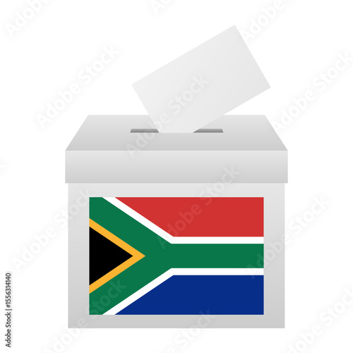 Election in South Africa. Election Concept. Vector Illustration.