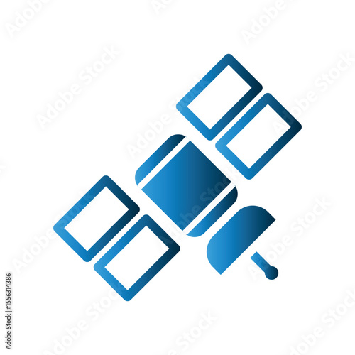 Satellite icon design template