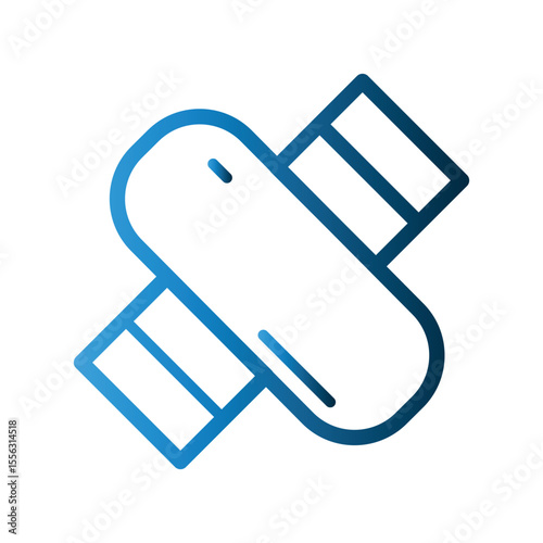 Satellite icon design template