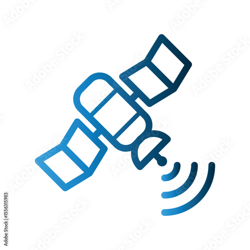 Satellite icon design template