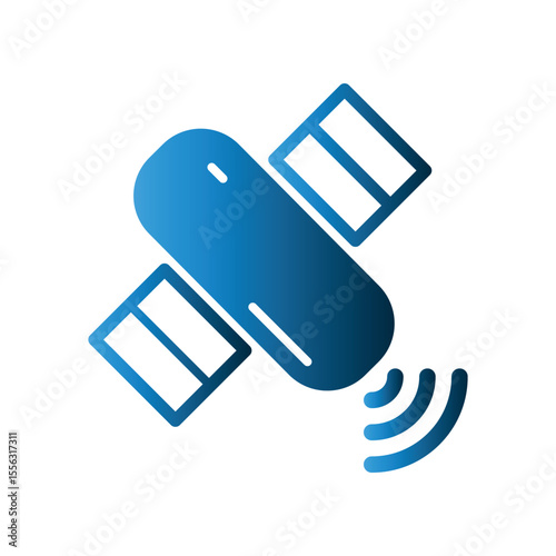 Satellite icon design template