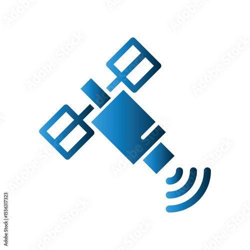 Satellite icon design template