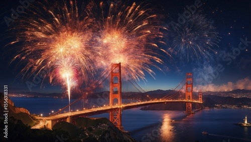 Sky Ignites Above Golden Gate Bridge