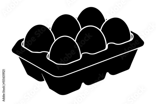 box of egg vector