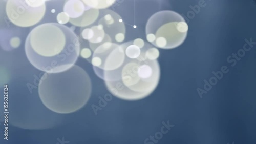 abstract blue background with bubbles