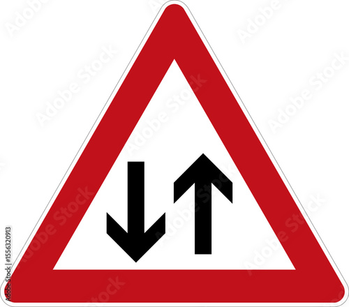 Gegenverkehr – StVo DE, Vektor (SVG)