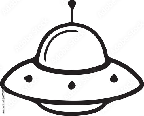 ufo cartoon illustration