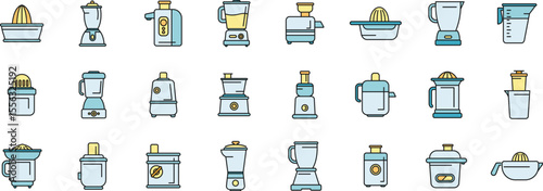 Different types of juicers and blenders are shown, ready to create healthy drinks