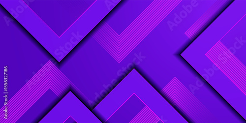 3D purple lines abstract background overlap layer on dark space with arrows effect decoration. Modern graphic design. eps 10