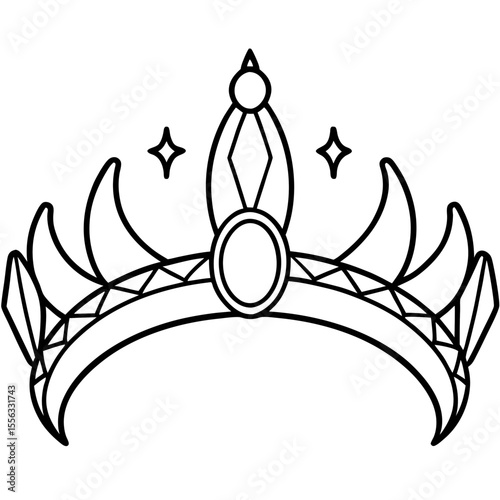 Celestial Tiara Dreams – Artful Vector
