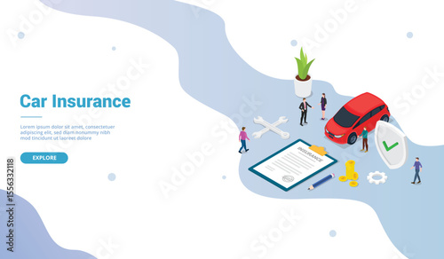 Car insurance concept
