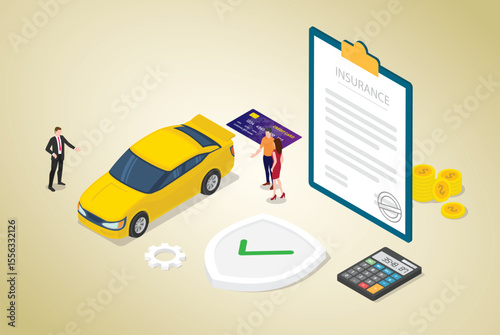 Car insurance concept