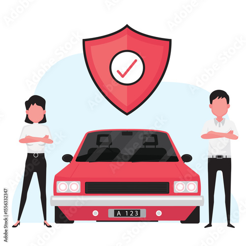 Car insurance concept