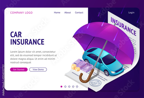 Car insurance concept