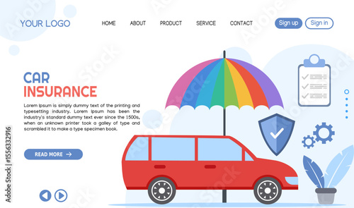 Car insurance concept