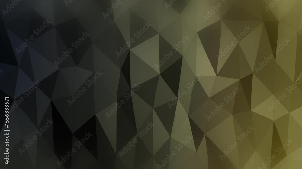 Abstract Geometric Polygon Animation with Gradient Color Transitions and Dynamic Movement