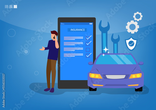 Car insurance concept